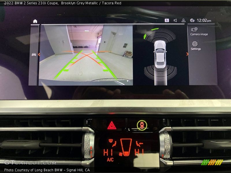 Brooklyn Grey Metallic / Tacora Red 2022 BMW 2 Series 230i Coupe