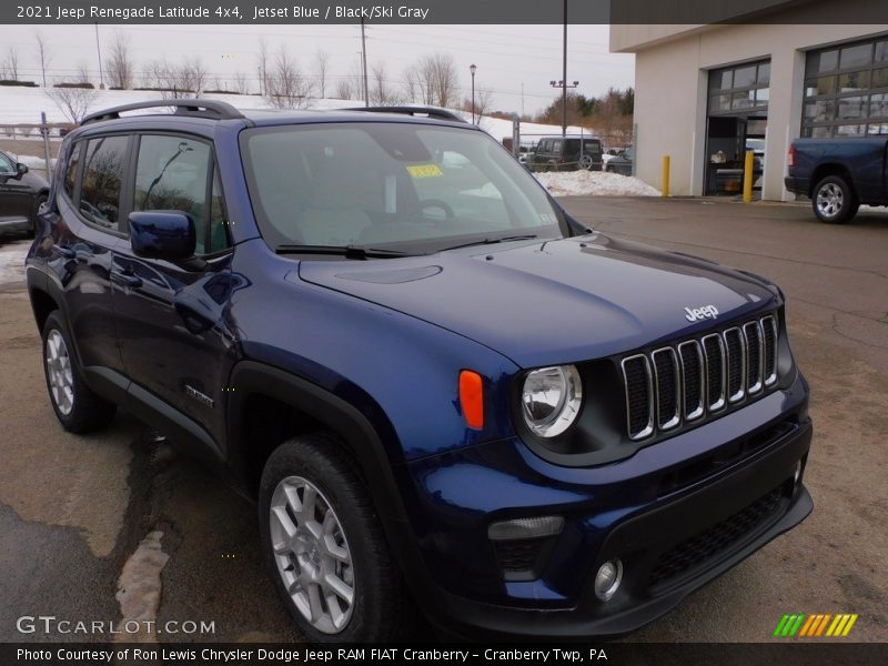 Jetset Blue / Black/Ski Gray 2021 Jeep Renegade Latitude 4x4