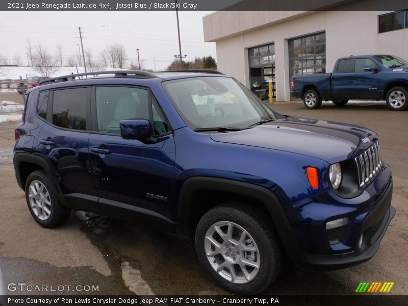 Jetset Blue / Black/Ski Gray 2021 Jeep Renegade Latitude 4x4