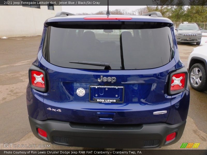 Jetset Blue / Black/Ski Gray 2021 Jeep Renegade Latitude 4x4