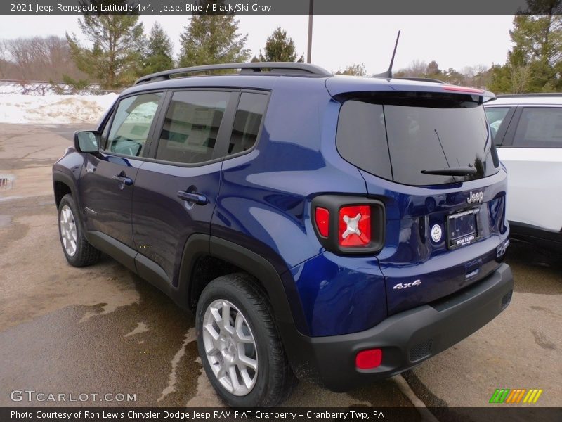 Jetset Blue / Black/Ski Gray 2021 Jeep Renegade Latitude 4x4