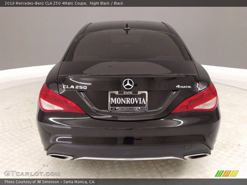 Night Black / Black 2019 Mercedes-Benz CLA 250 4Matic Coupe