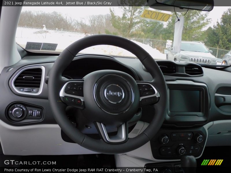 Jetset Blue / Black/Ski Gray 2021 Jeep Renegade Latitude 4x4