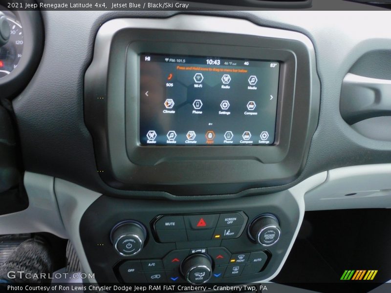 Jetset Blue / Black/Ski Gray 2021 Jeep Renegade Latitude 4x4