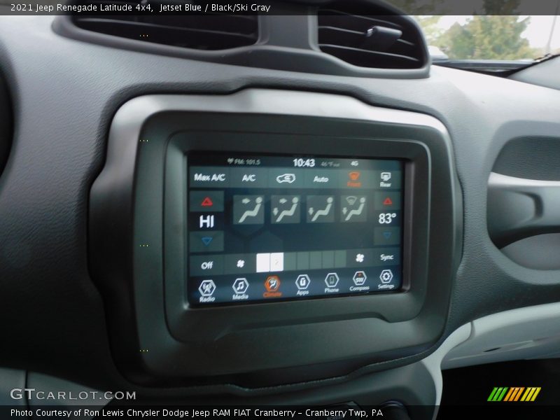 Jetset Blue / Black/Ski Gray 2021 Jeep Renegade Latitude 4x4