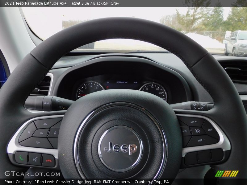 Jetset Blue / Black/Ski Gray 2021 Jeep Renegade Latitude 4x4