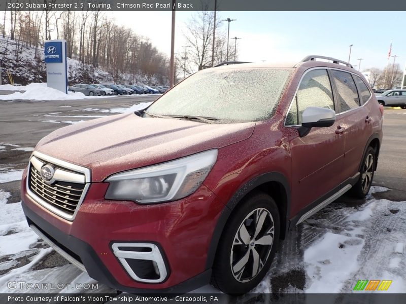 Crimson Red Pearl / Black 2020 Subaru Forester 2.5i Touring