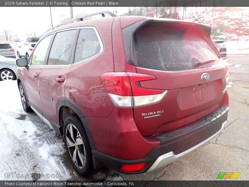 Crimson Red Pearl / Black 2020 Subaru Forester 2.5i Touring