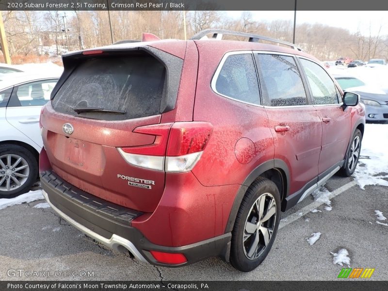 Crimson Red Pearl / Black 2020 Subaru Forester 2.5i Touring