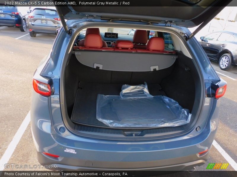 Polymetal Gray Metallic / Red 2022 Mazda CX-5 S Carbon Edition AWD