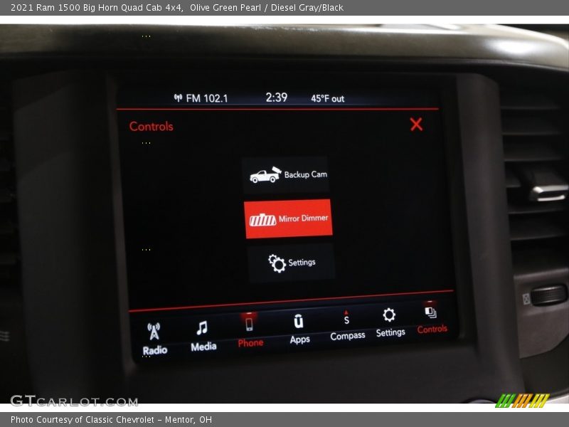 Olive Green Pearl / Diesel Gray/Black 2021 Ram 1500 Big Horn Quad Cab 4x4