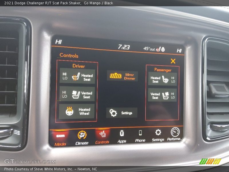 Go Mango / Black 2021 Dodge Challenger R/T Scat Pack Shaker