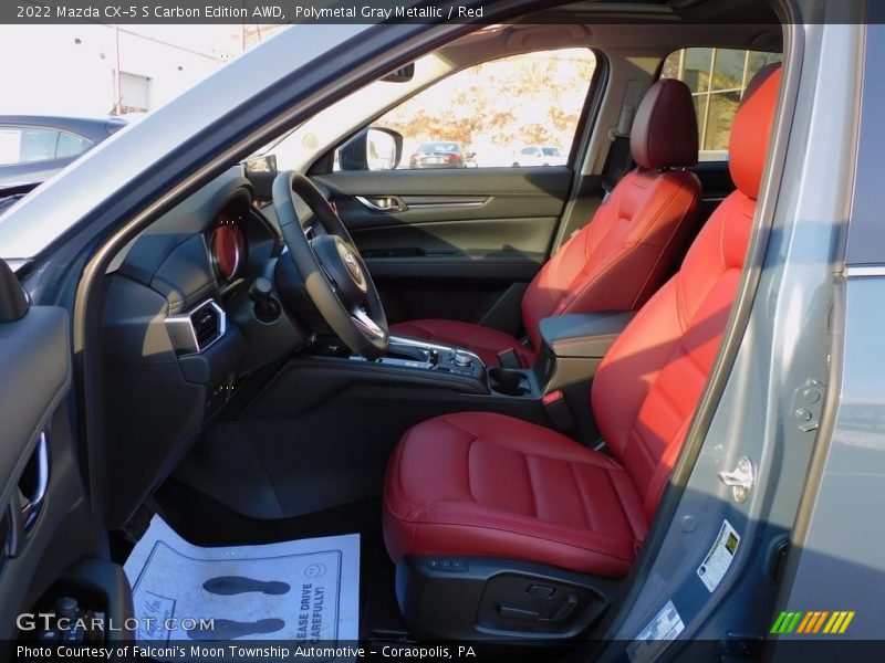 Polymetal Gray Metallic / Red 2022 Mazda CX-5 S Carbon Edition AWD