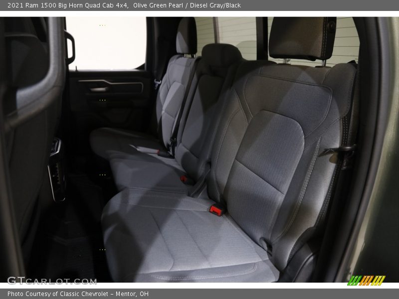 Olive Green Pearl / Diesel Gray/Black 2021 Ram 1500 Big Horn Quad Cab 4x4