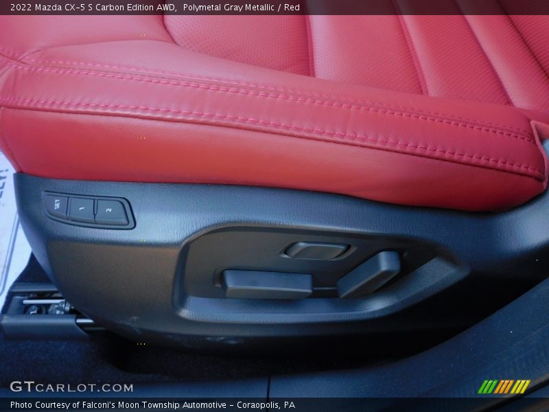 Polymetal Gray Metallic / Red 2022 Mazda CX-5 S Carbon Edition AWD