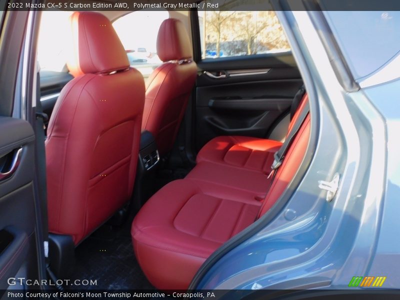 Polymetal Gray Metallic / Red 2022 Mazda CX-5 S Carbon Edition AWD