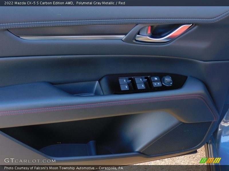 Polymetal Gray Metallic / Red 2022 Mazda CX-5 S Carbon Edition AWD