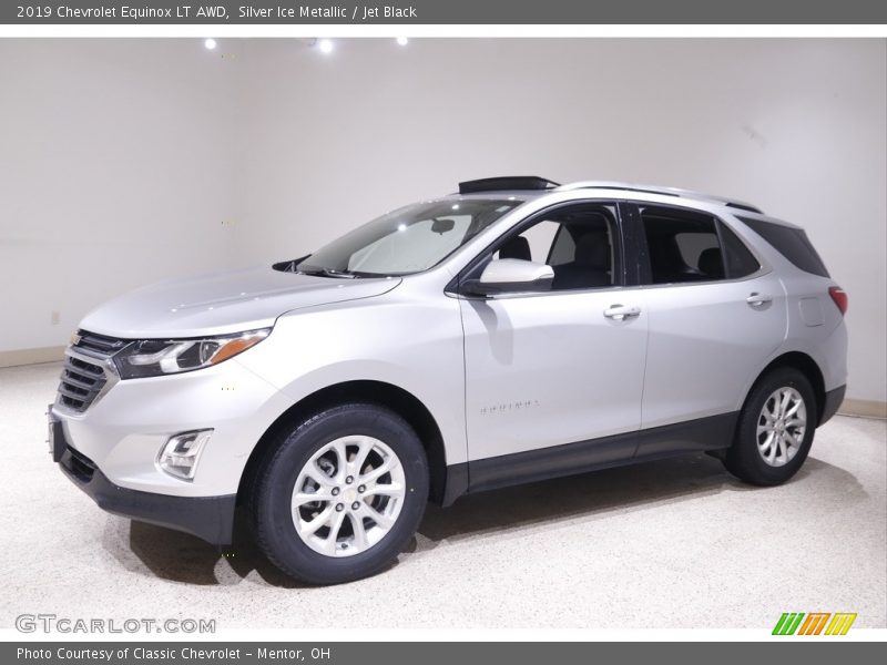 Silver Ice Metallic / Jet Black 2019 Chevrolet Equinox LT AWD