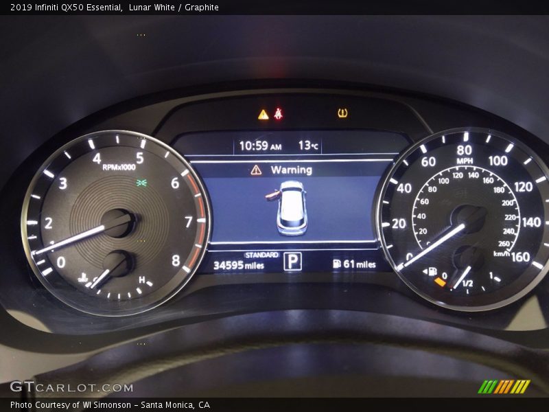  2019 QX50 Essential Essential Gauges