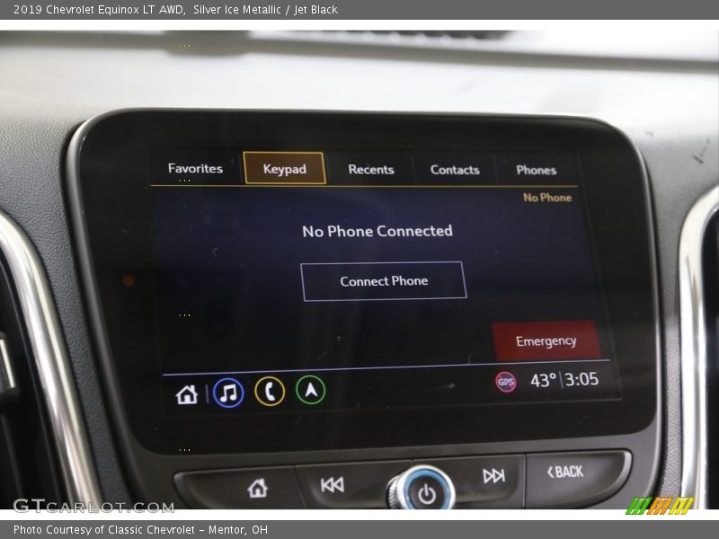 Silver Ice Metallic / Jet Black 2019 Chevrolet Equinox LT AWD