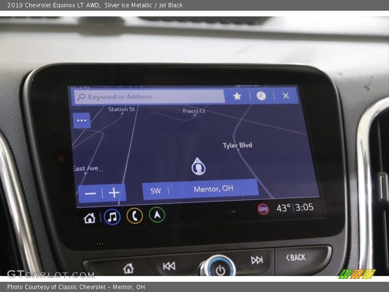 Silver Ice Metallic / Jet Black 2019 Chevrolet Equinox LT AWD