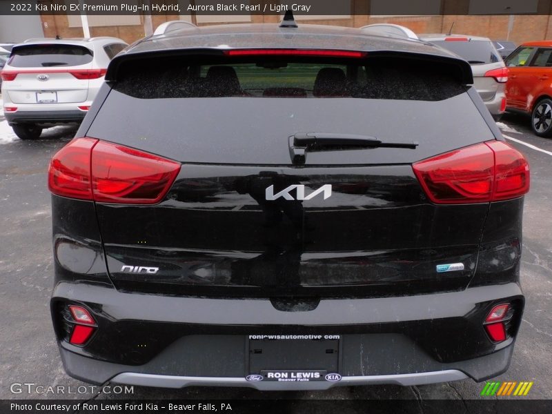 Aurora Black Pearl / Light Gray 2022 Kia Niro EX Premium Plug-In Hybrid