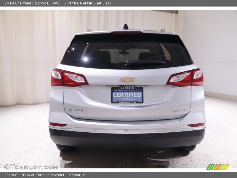 Silver Ice Metallic / Jet Black 2019 Chevrolet Equinox LT AWD