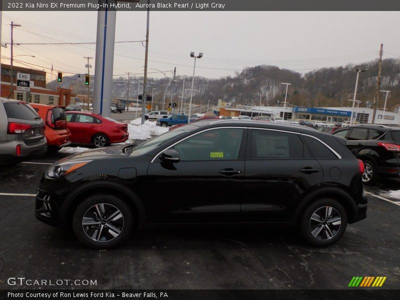 Aurora Black Pearl / Light Gray 2022 Kia Niro EX Premium Plug-In Hybrid