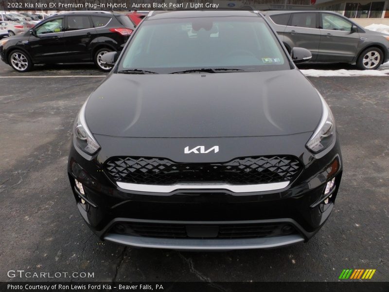 Aurora Black Pearl / Light Gray 2022 Kia Niro EX Premium Plug-In Hybrid