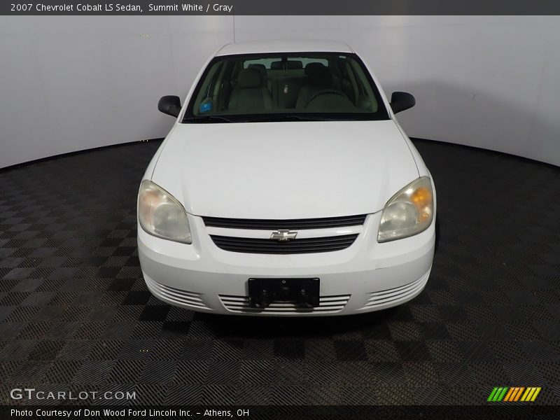 Summit White / Gray 2007 Chevrolet Cobalt LS Sedan