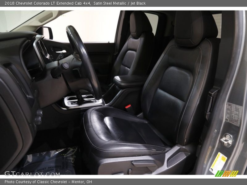Satin Steel Metallic / Jet Black 2018 Chevrolet Colorado LT Extended Cab 4x4