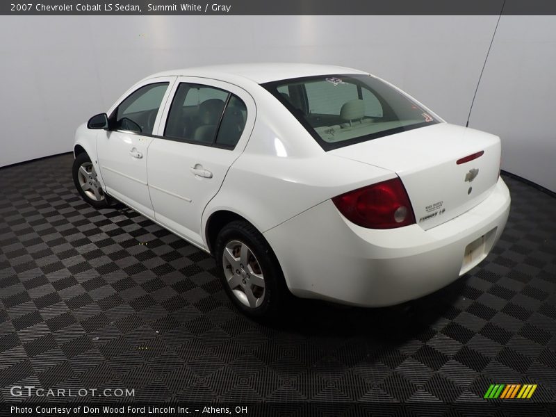 Summit White / Gray 2007 Chevrolet Cobalt LS Sedan