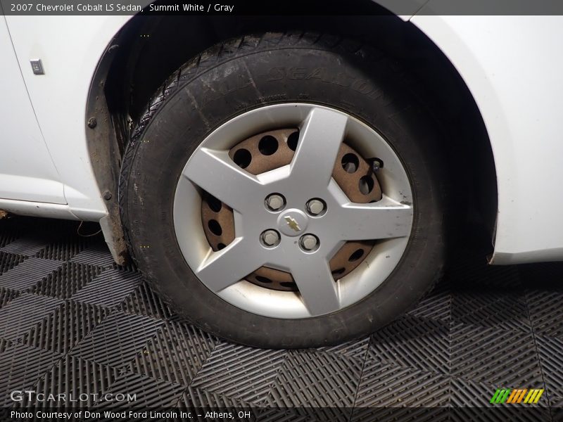 Summit White / Gray 2007 Chevrolet Cobalt LS Sedan