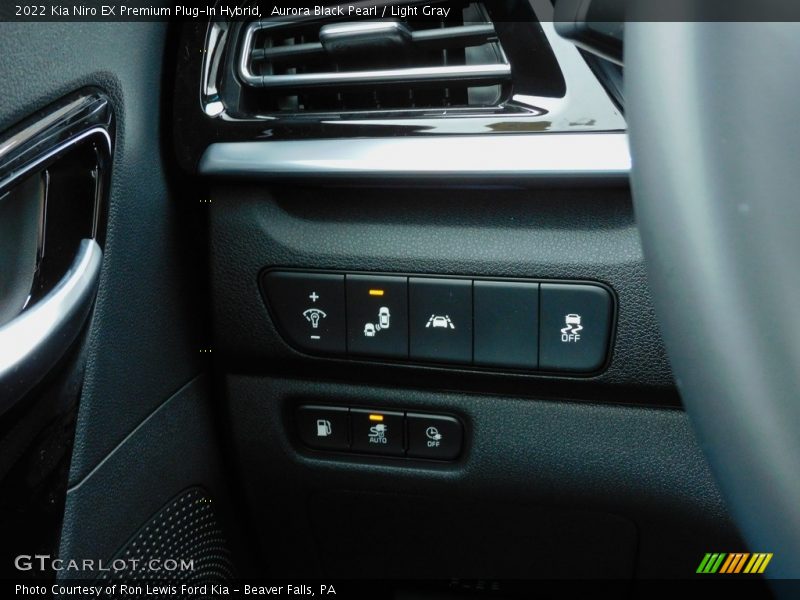 Aurora Black Pearl / Light Gray 2022 Kia Niro EX Premium Plug-In Hybrid