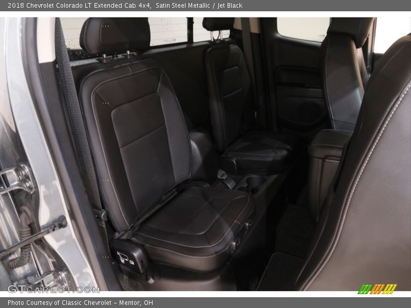 Satin Steel Metallic / Jet Black 2018 Chevrolet Colorado LT Extended Cab 4x4