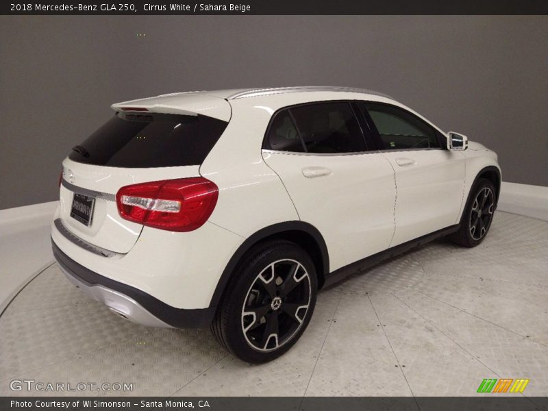 Cirrus White / Sahara Beige 2018 Mercedes-Benz GLA 250
