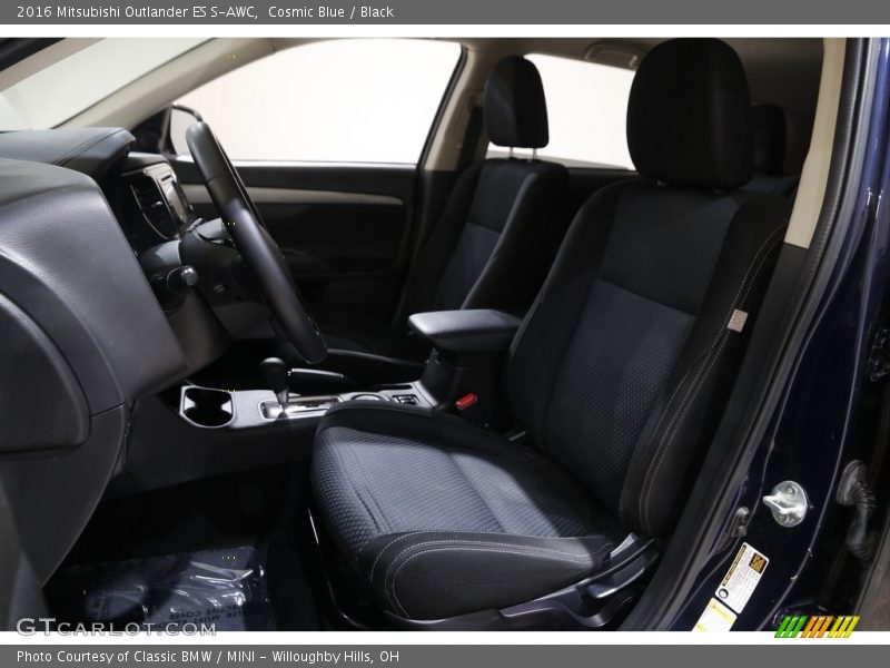 Cosmic Blue / Black 2016 Mitsubishi Outlander ES S-AWC