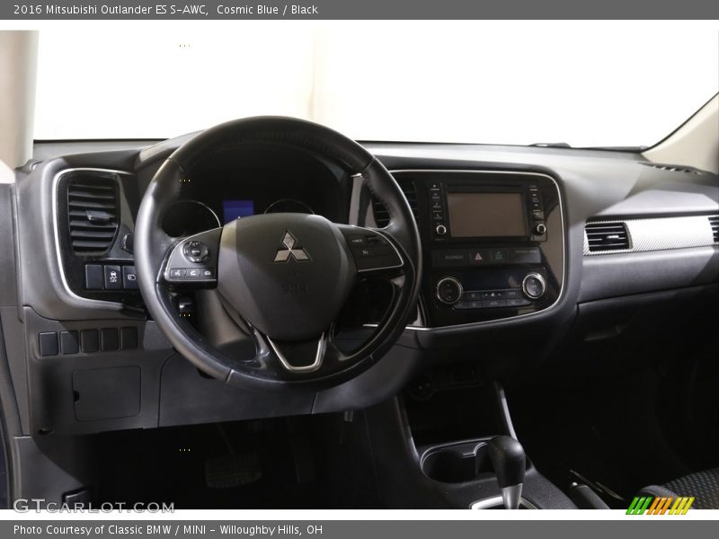 Cosmic Blue / Black 2016 Mitsubishi Outlander ES S-AWC