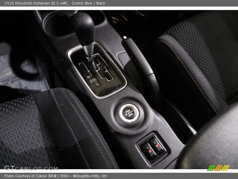 Cosmic Blue / Black 2016 Mitsubishi Outlander ES S-AWC