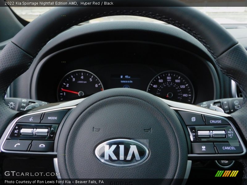  2022 Sportage Nightfall Edition AWD Steering Wheel