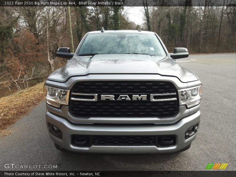 Billet Silver Metallic / Black 2022 Ram 3500 Big Horn Mega Cab 4x4