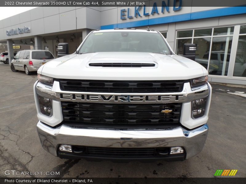 Summit White / Jet Black 2022 Chevrolet Silverado 3500HD LT Crew Cab 4x4