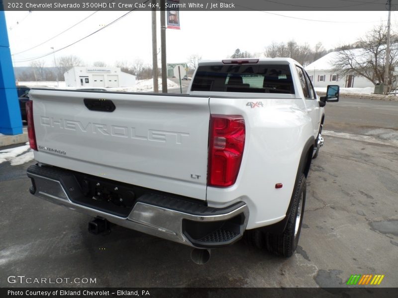 Summit White / Jet Black 2022 Chevrolet Silverado 3500HD LT Crew Cab 4x4