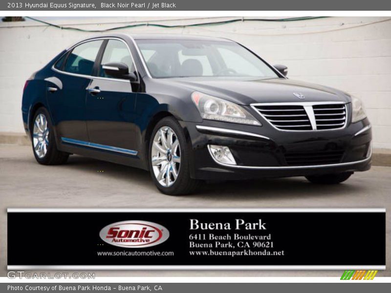 Black Noir Pearl / Jet Black 2013 Hyundai Equus Signature