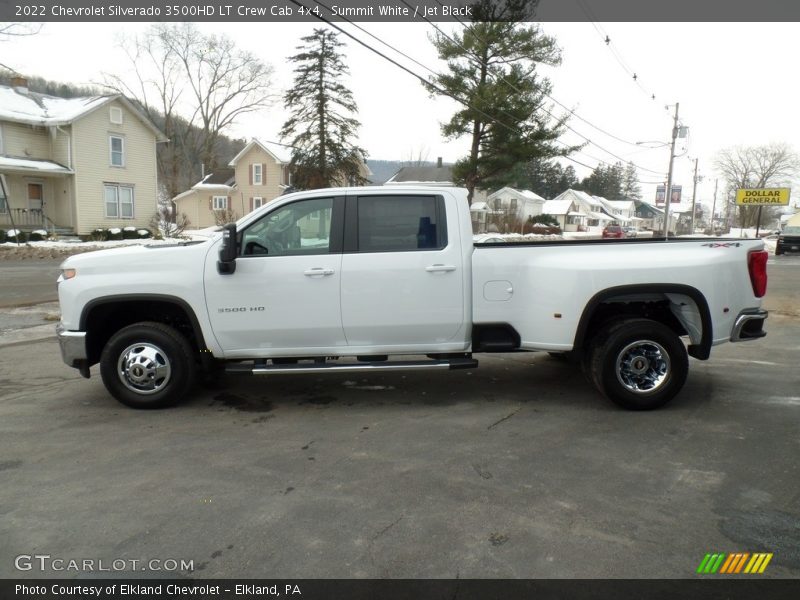 Summit White / Jet Black 2022 Chevrolet Silverado 3500HD LT Crew Cab 4x4