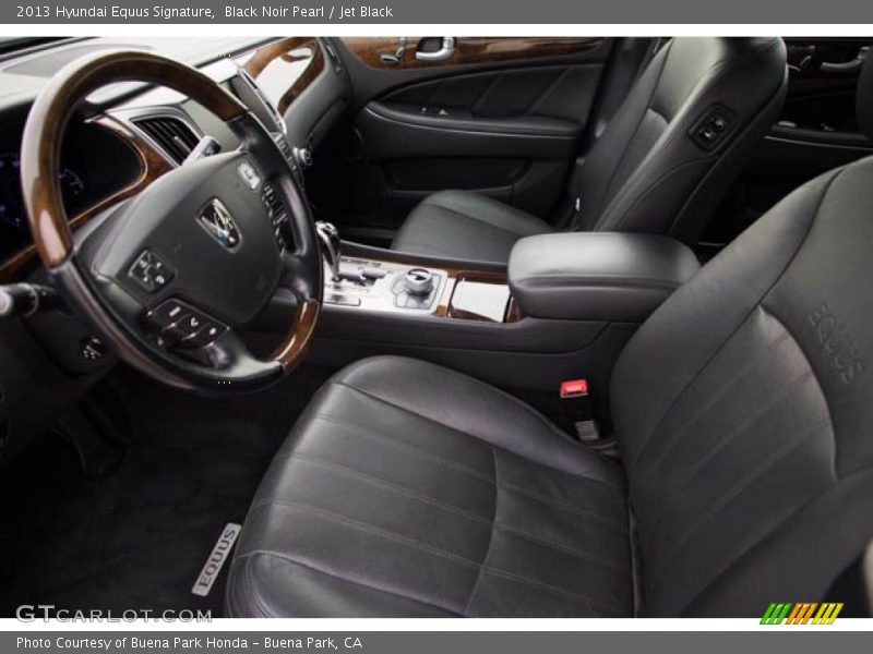 Front Seat of 2013 Equus Signature