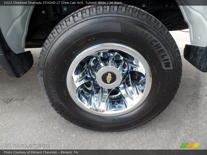 Summit White / Jet Black 2022 Chevrolet Silverado 3500HD LT Crew Cab 4x4