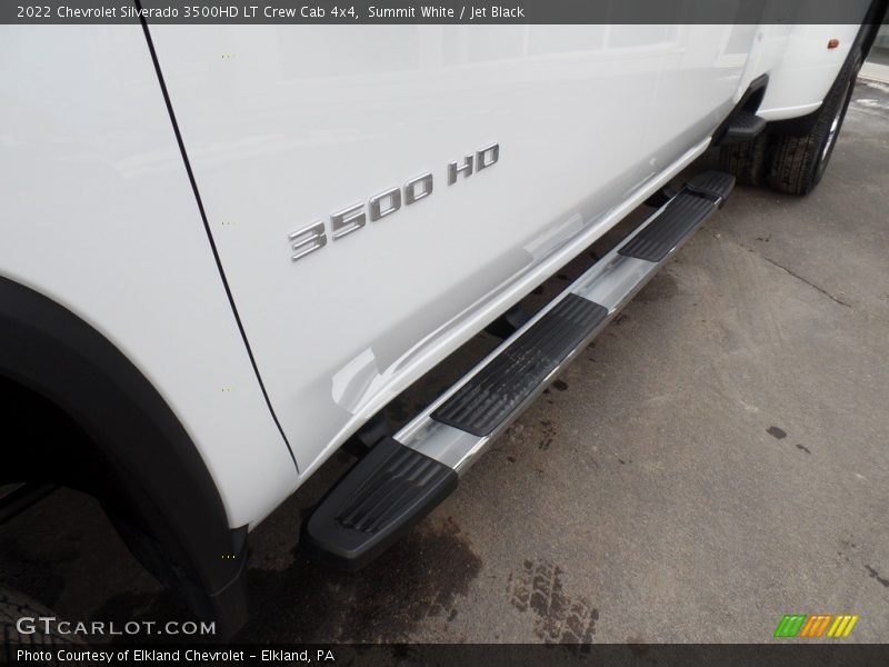 Summit White / Jet Black 2022 Chevrolet Silverado 3500HD LT Crew Cab 4x4