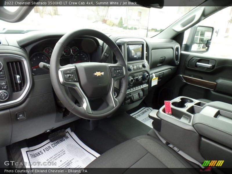 Summit White / Jet Black 2022 Chevrolet Silverado 3500HD LT Crew Cab 4x4