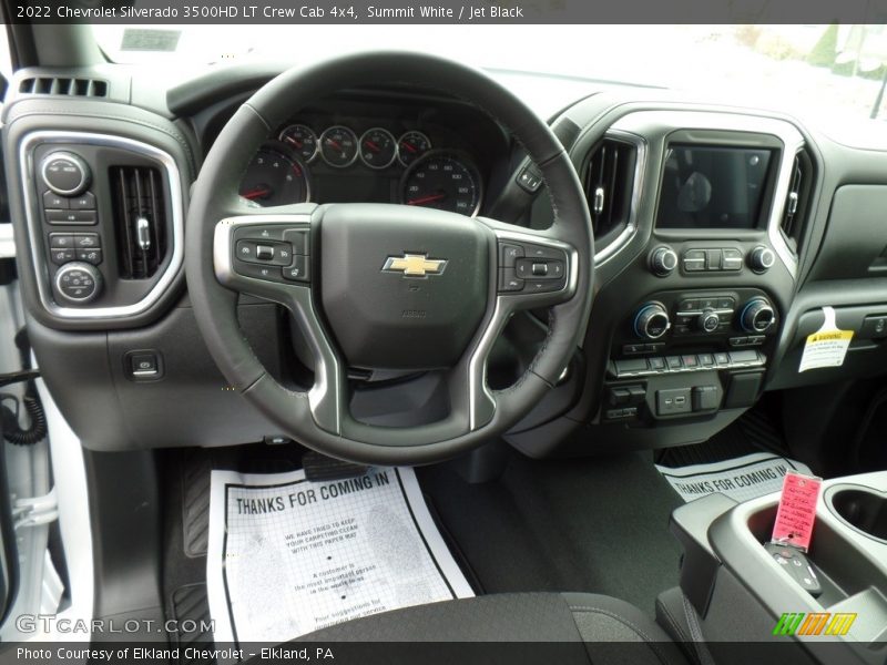 Summit White / Jet Black 2022 Chevrolet Silverado 3500HD LT Crew Cab 4x4